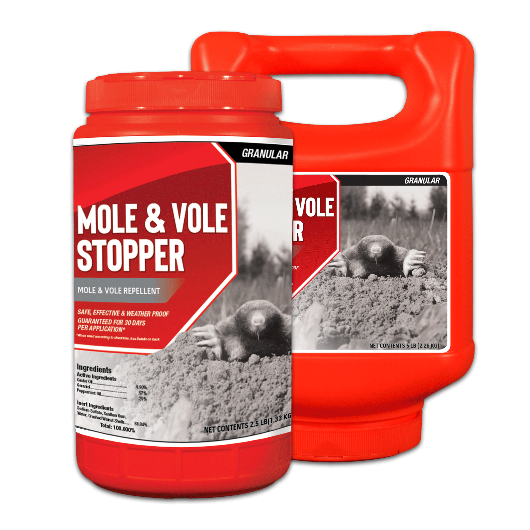 Mole & Vole Stopper Granular | Natural Tunneling Animal Repellent