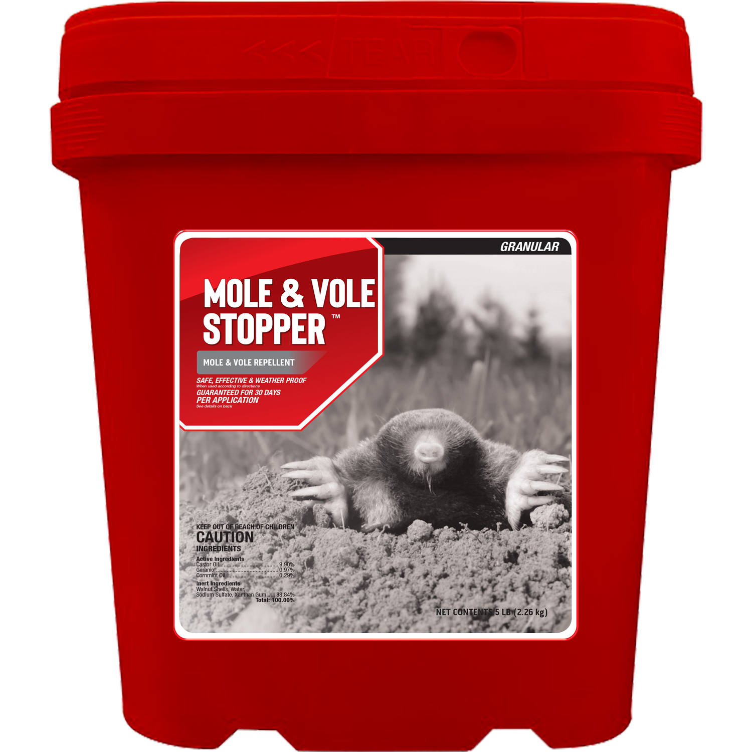 Mole & Vole Stopper Granular | Natural Tunneling Animal Repellent