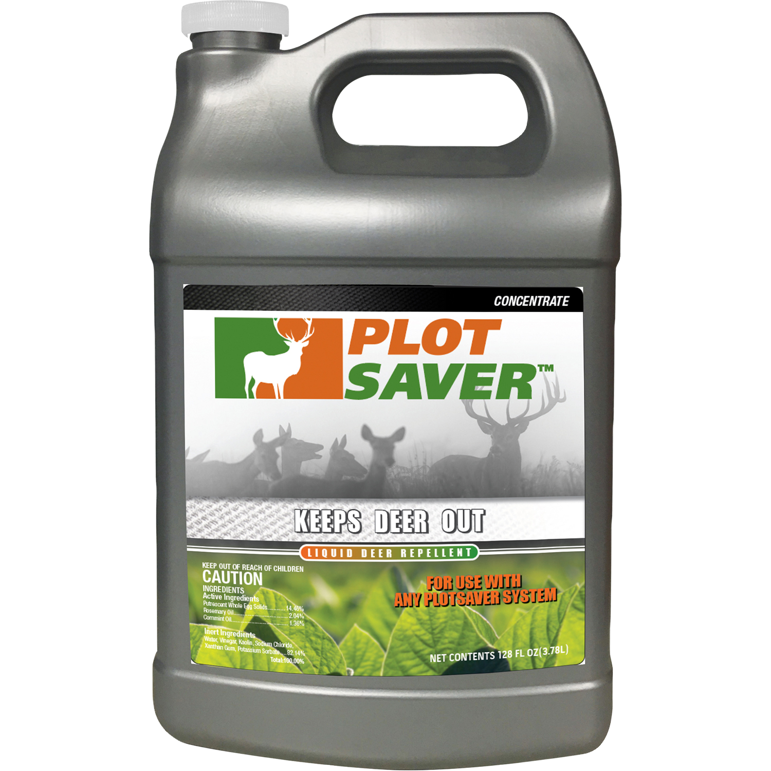 Plotsaver Liquid Repellent | Deer Barrier for Food Plots