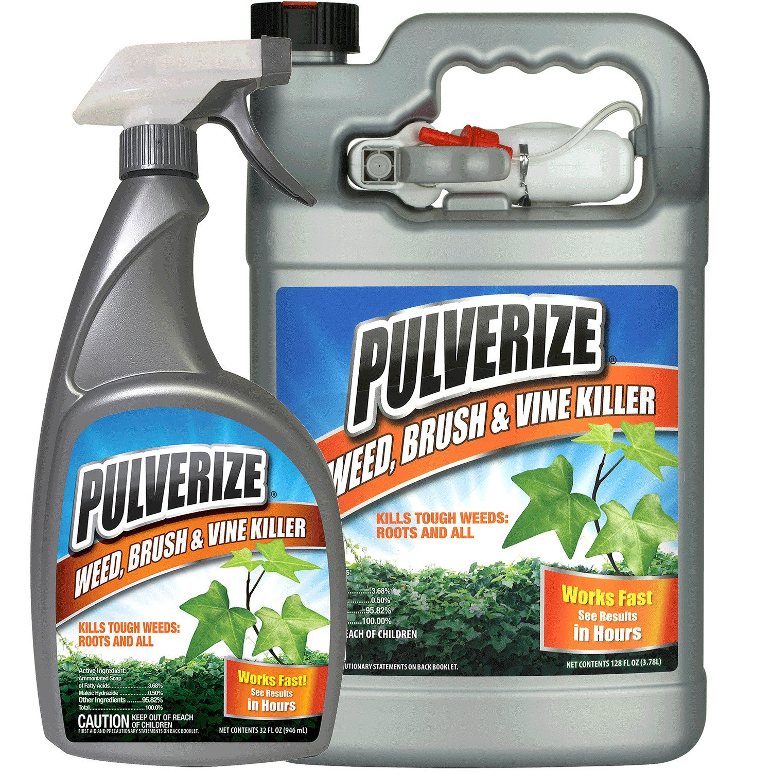 Pulverize Weed, Brush & Vine Killer | Kills Roots Fast