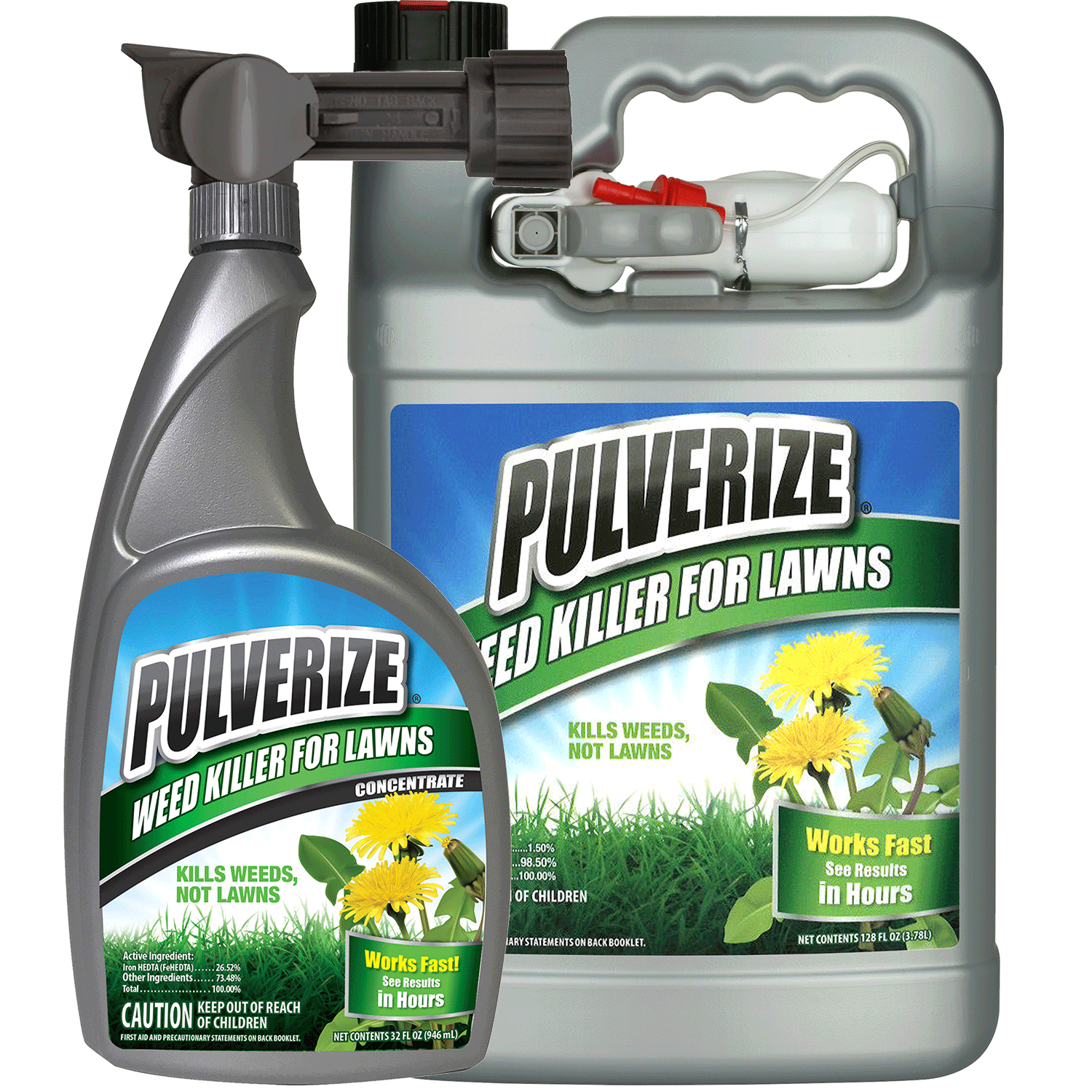 Pulverize Weed Killer for Lawns | Fast, Iron-Based Control