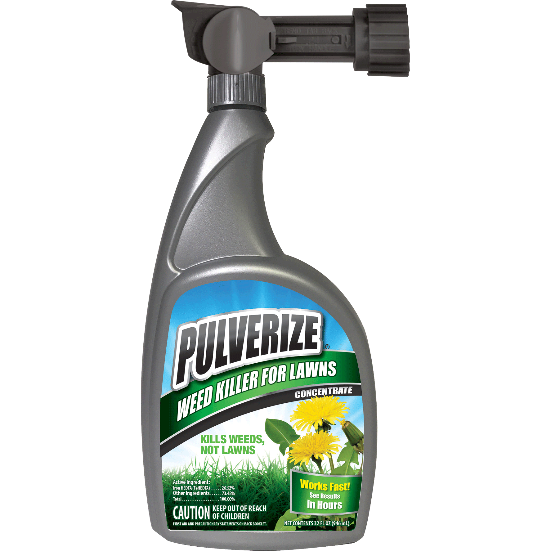 Pulverize Weed Killer for Lawns | Fast, Iron-Based Control