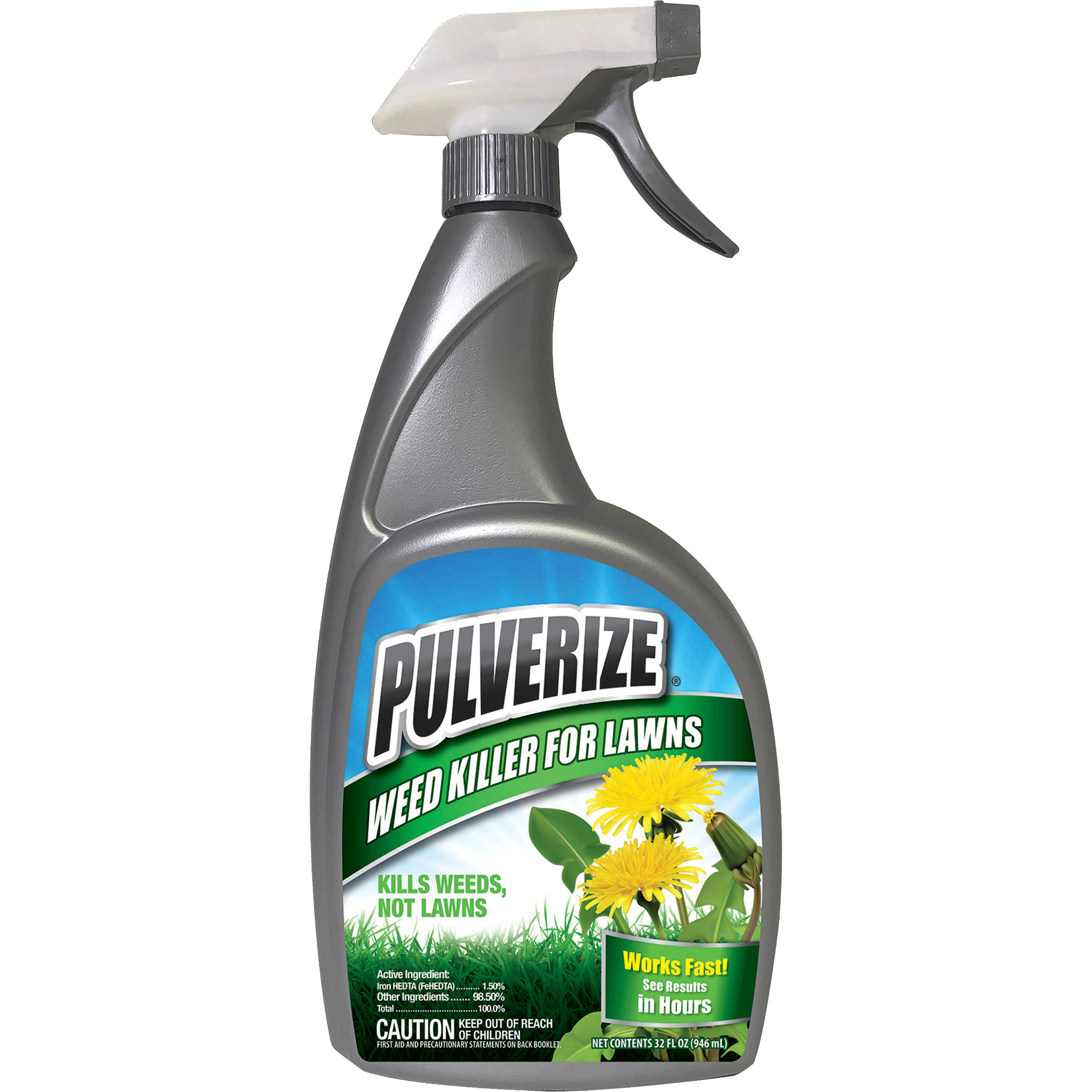 Pulverize Weed Killer for Lawns | Fast, Iron-Based Control
