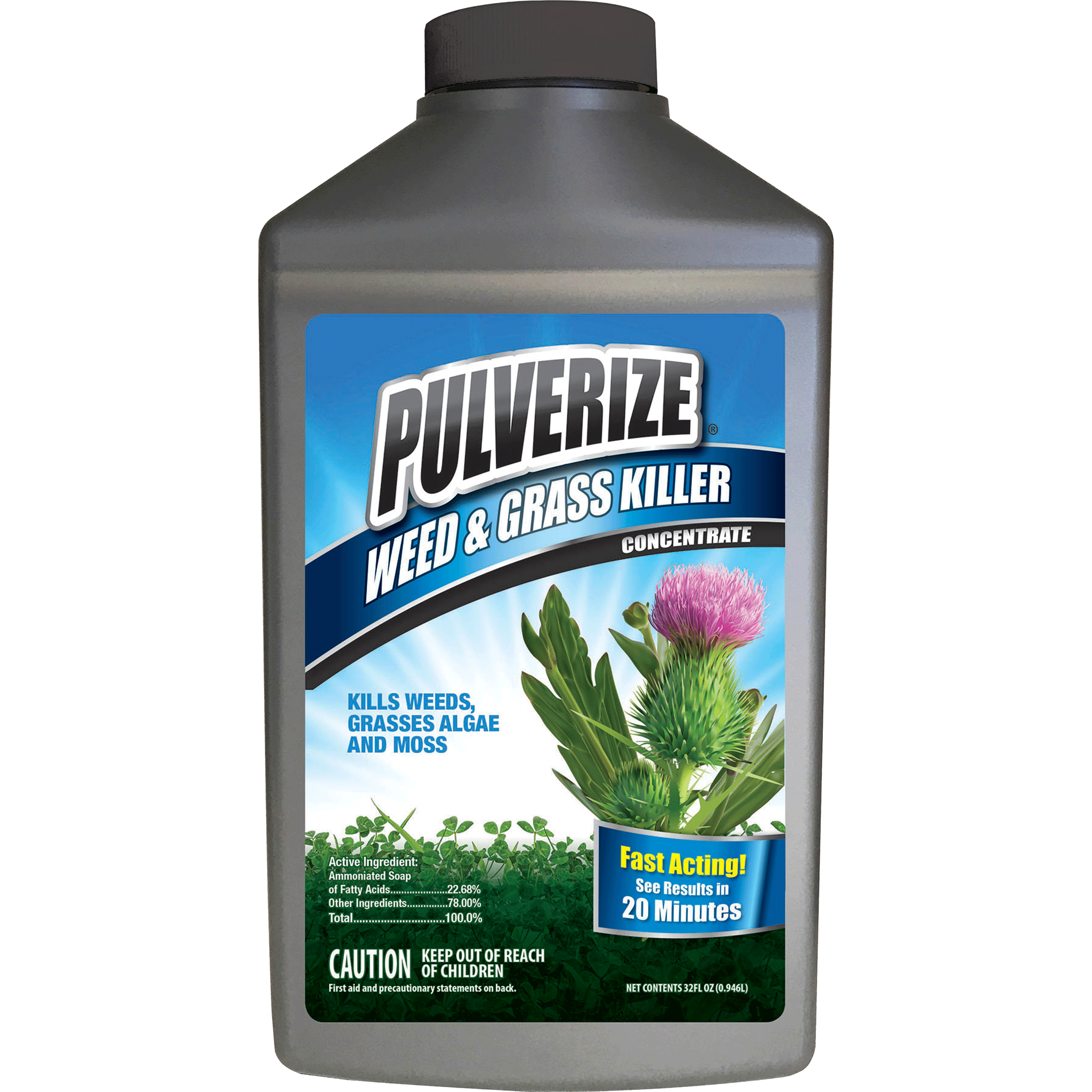 Pulverize Weed & Grass Killer | Fast, Non-Staining Formula
