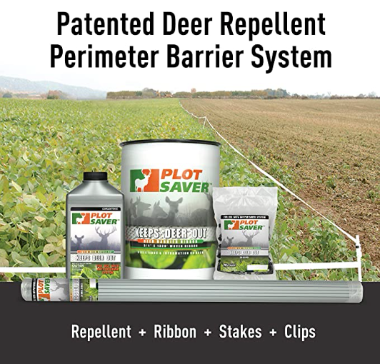 Plotsaver Liquid Repellent | Deer Barrier for Food Plots