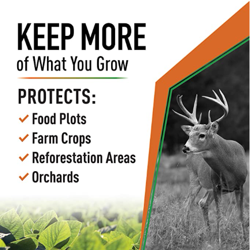 Plotsaver Liquid Repellent | Deer Barrier for Food Plots