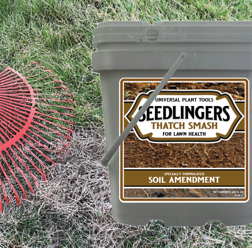 Seedlingers Thatch Smash | Probiotic Lawn Soil Builder