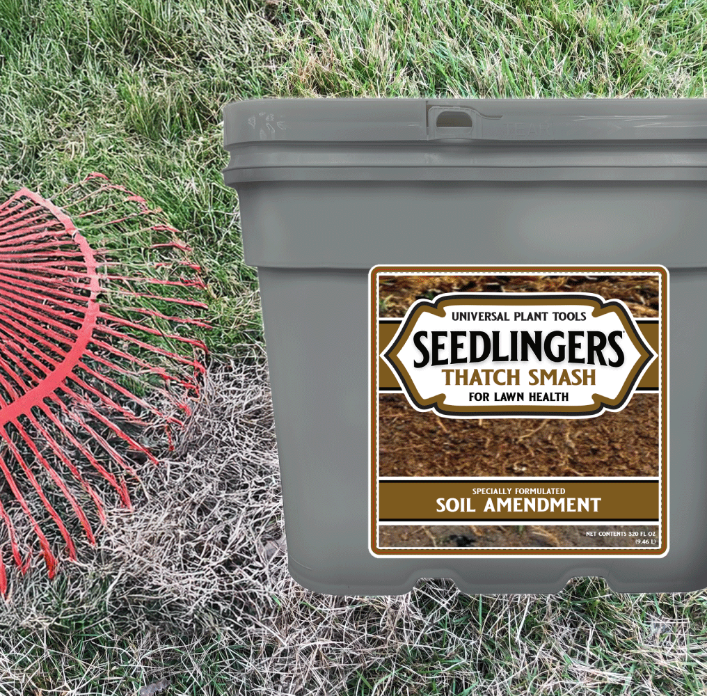 Seedlingers Thatch Smash | Probiotic Lawn Soil Builder
