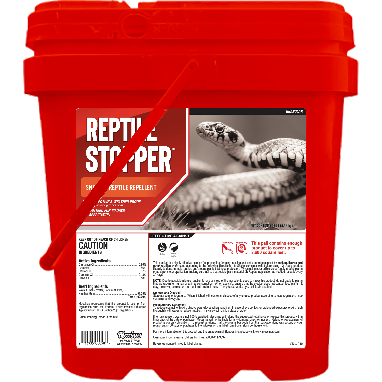 Reptile Stopper Granular | Natural Snake & Lizard Repellent