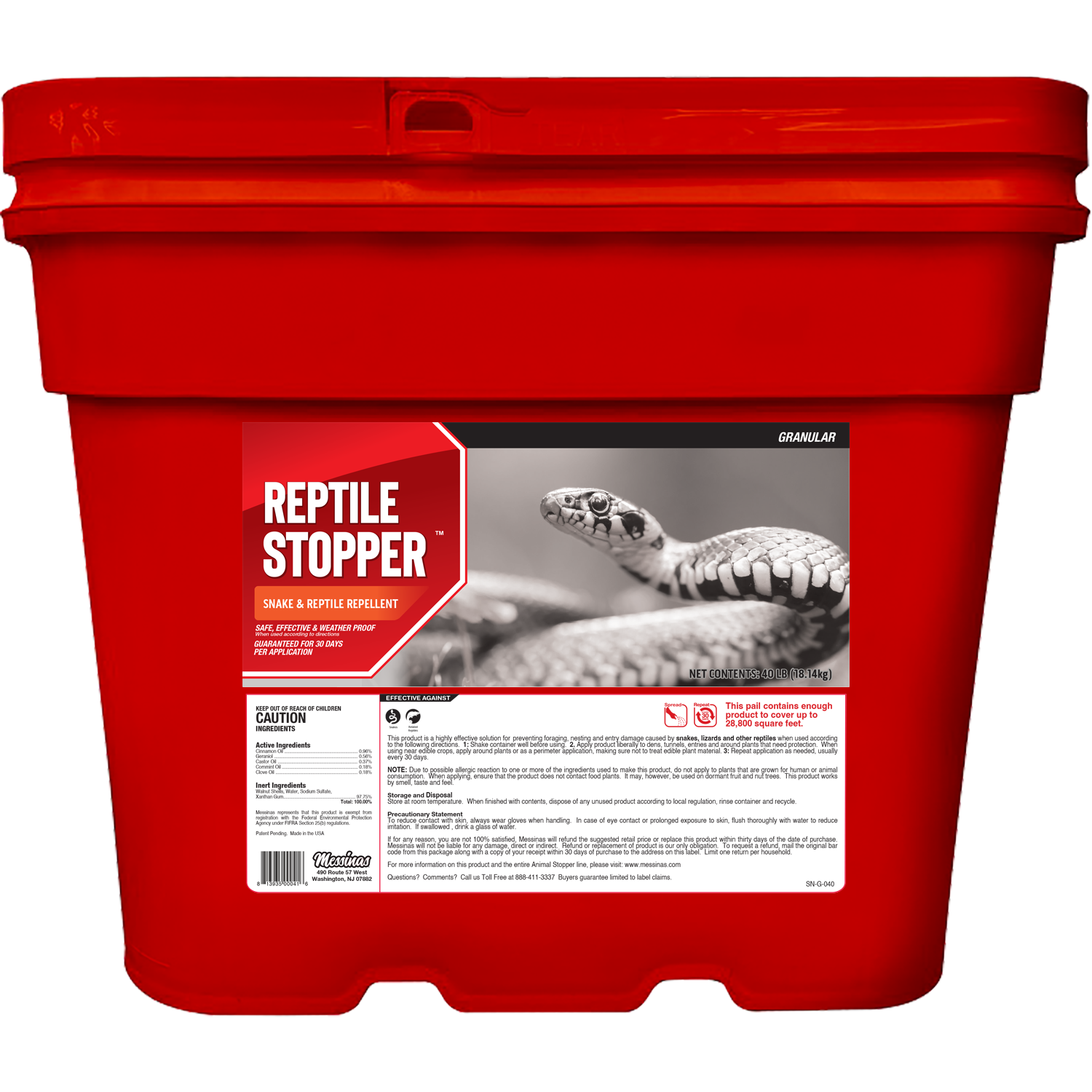 Reptile Stopper Granular | Natural Snake & Lizard Repellent