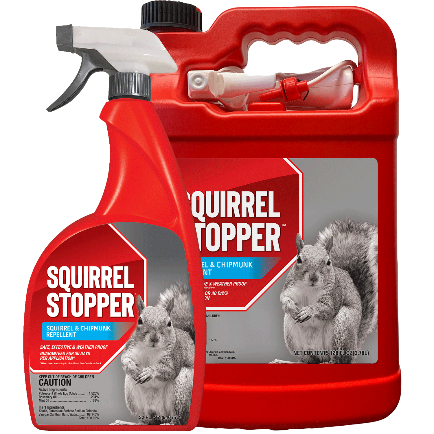 Squirrel Stopper Spray | Natural Squirrel & Chipmunk Repellent