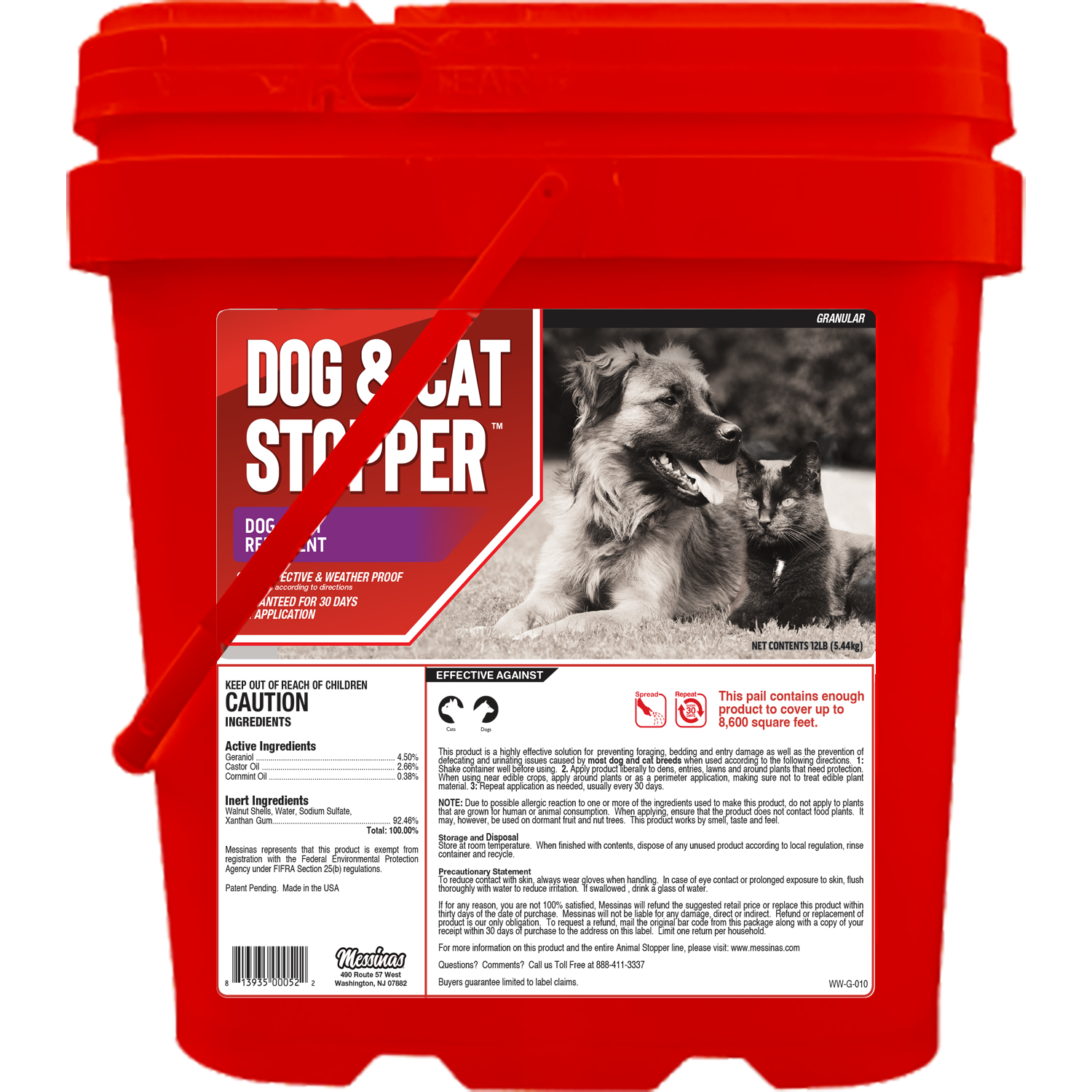 Dog & Cat Stopper Granular | Natural Pet Repellent