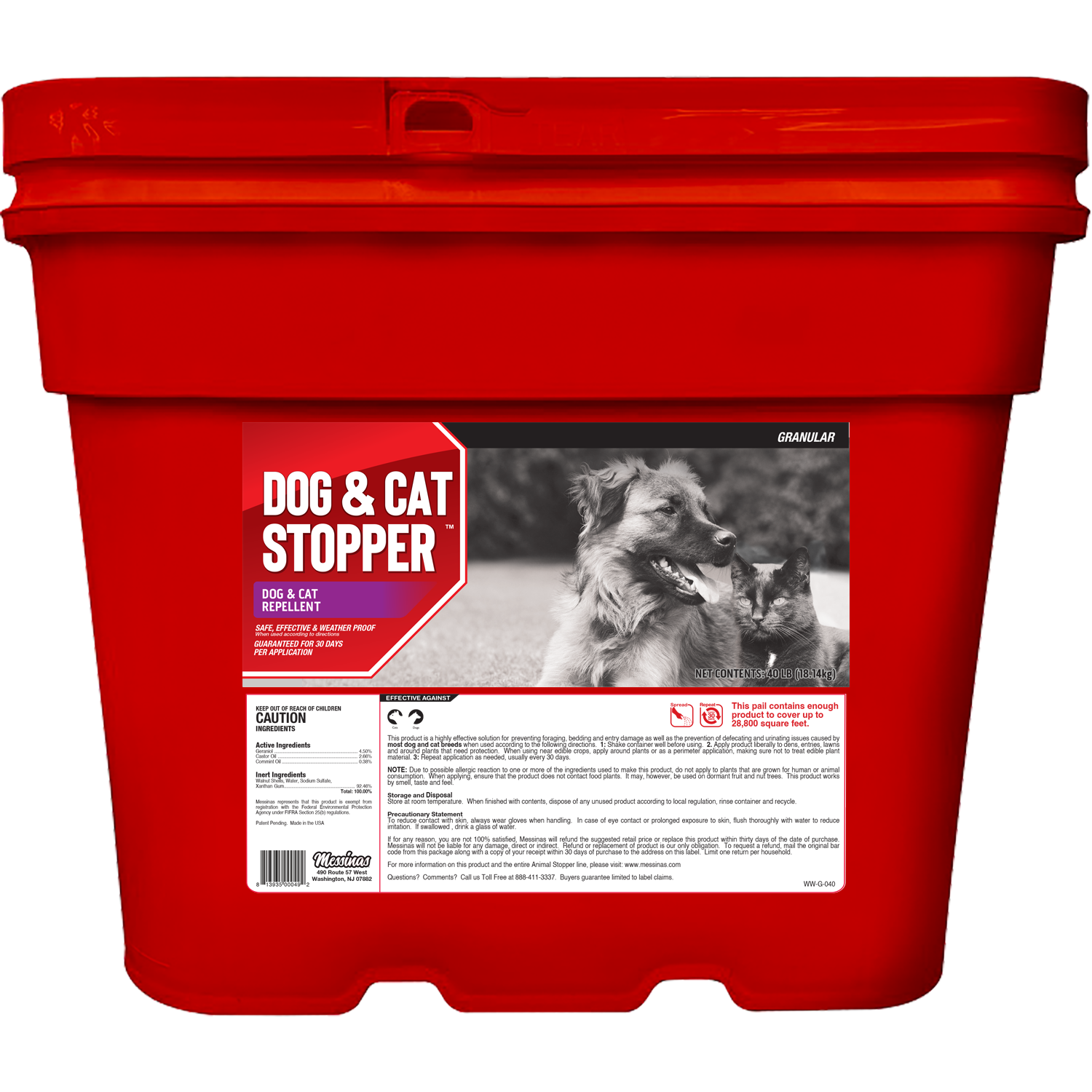 Dog & Cat Stopper Granular | Natural Pet Repellent