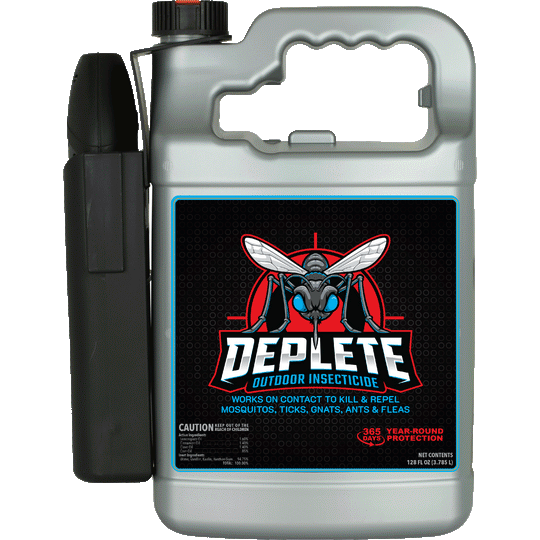 Deplete Outdoor Insecticide Gallon Ready to Use with Battery Sprayer Front