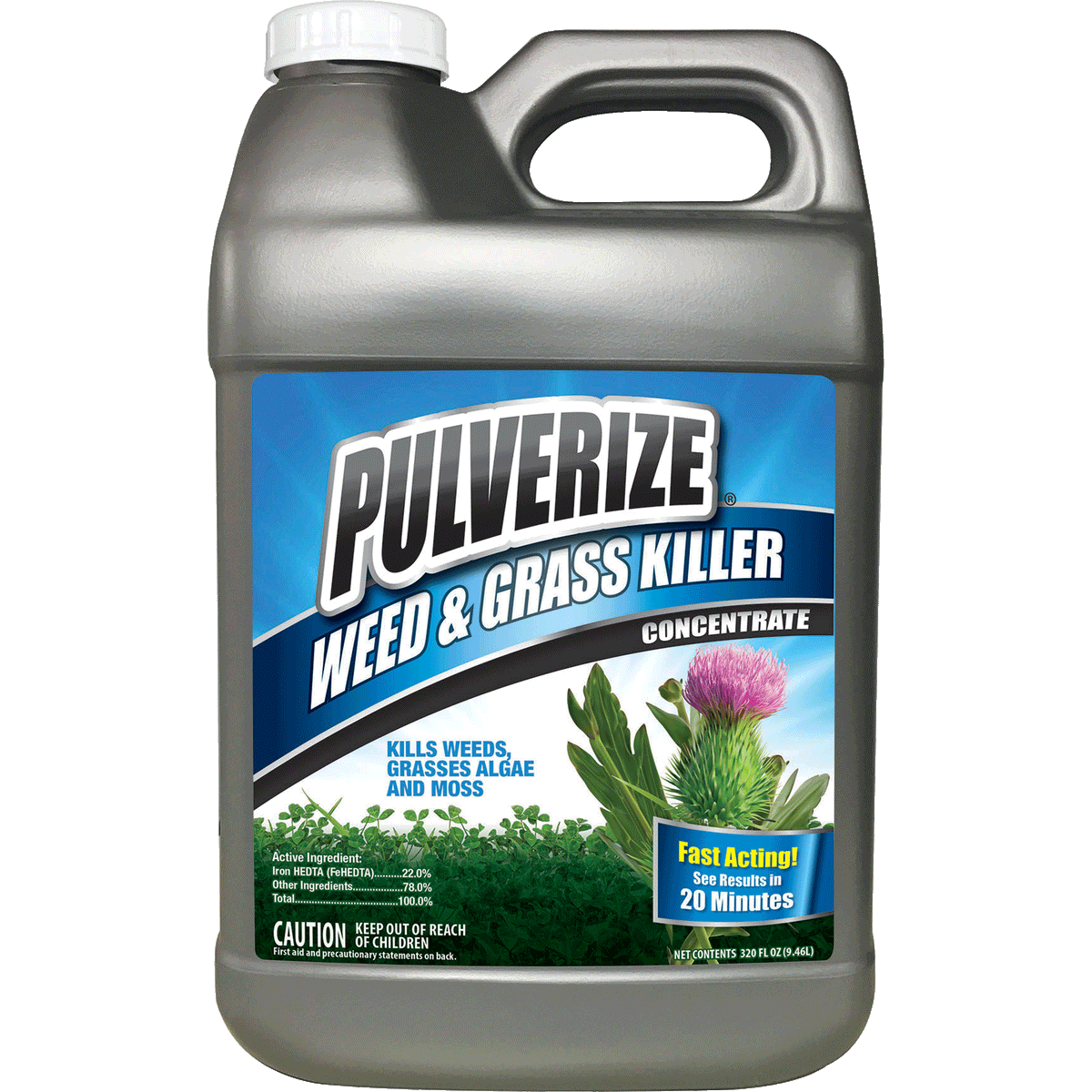 Pulverize Weed & Grass Killer | Fast, Non-Staining Formula